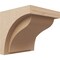 Ekena Millwork 8"W x 8"D x 8"H Wide Helena Rough Cedar Woodgrain TimberThane Corbel, Primed Tan CORUR08X08X08HELRCPR - alternate 1